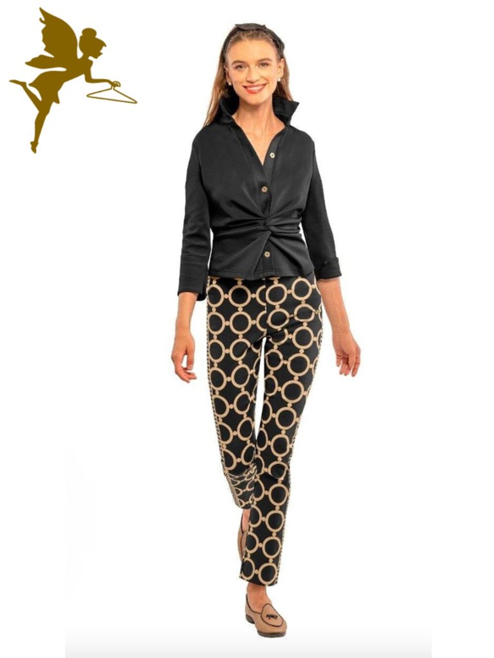 GRETCHEN SCOTT Gripeless Pull On Pants - Dip & Dot